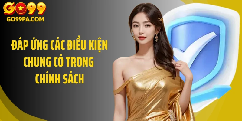 Đáp ứng các điều kiện chung có trong chính sách